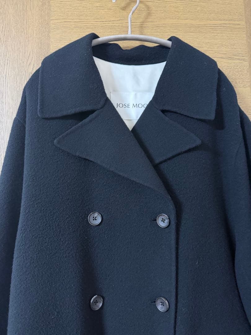 ジョゼムーン WOOL CHESTER COAT ブラック 美品