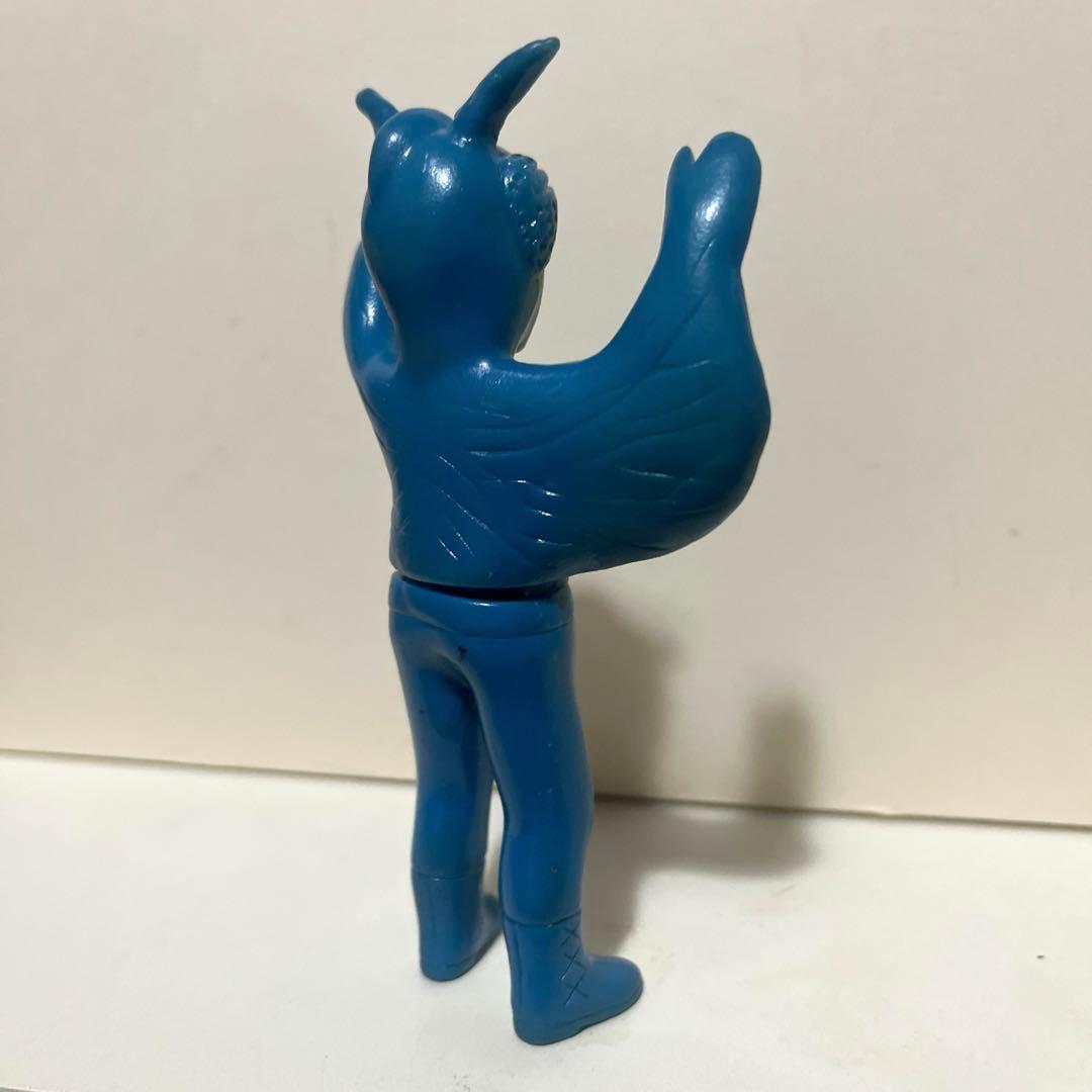 無版権 カマキリ男 珍色 ソフビ フィギュア 怪人 当時物 旧バンダイ
