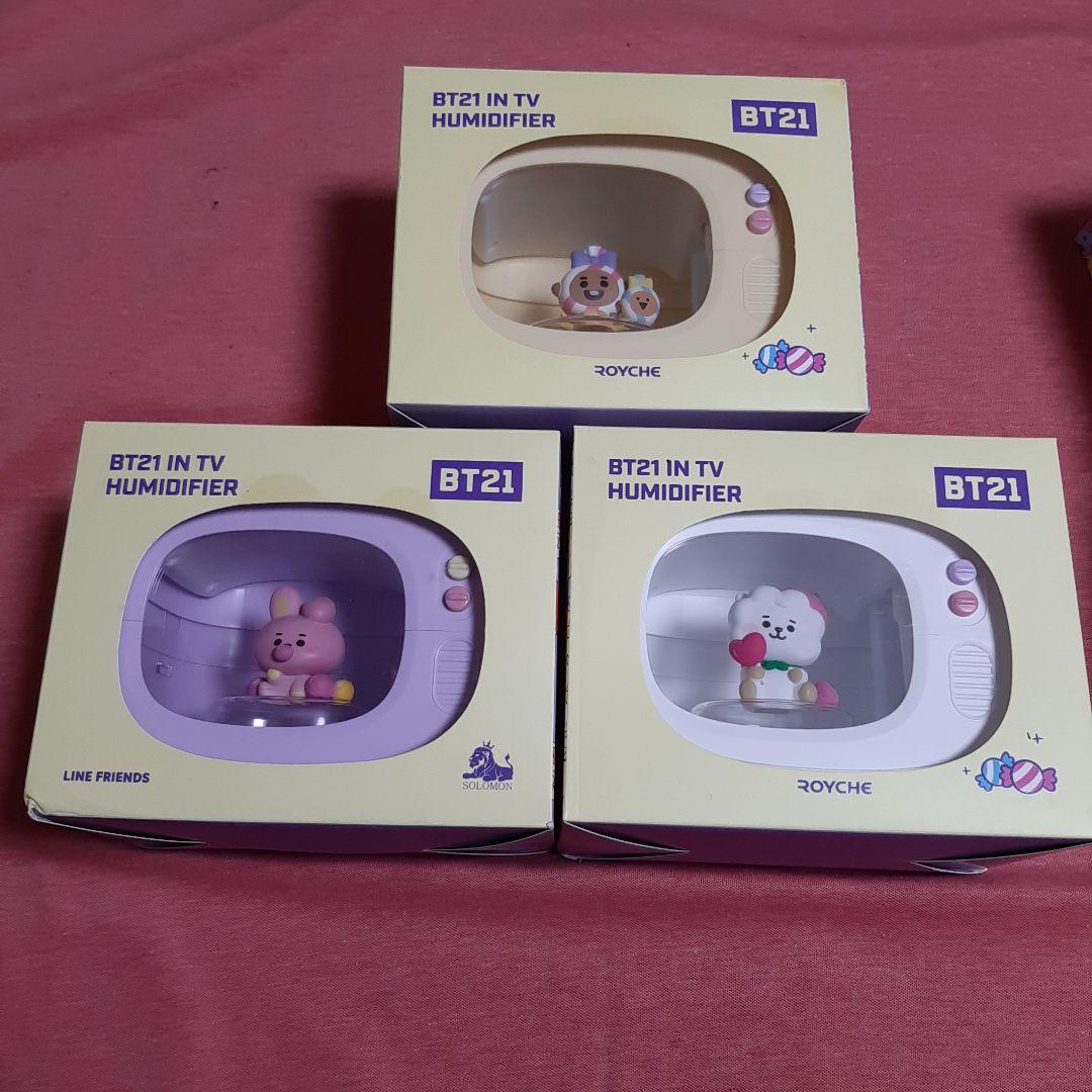 新品●7種類フルコンプセット●ROYCHE●BTSグッズBT21　TV型加湿器