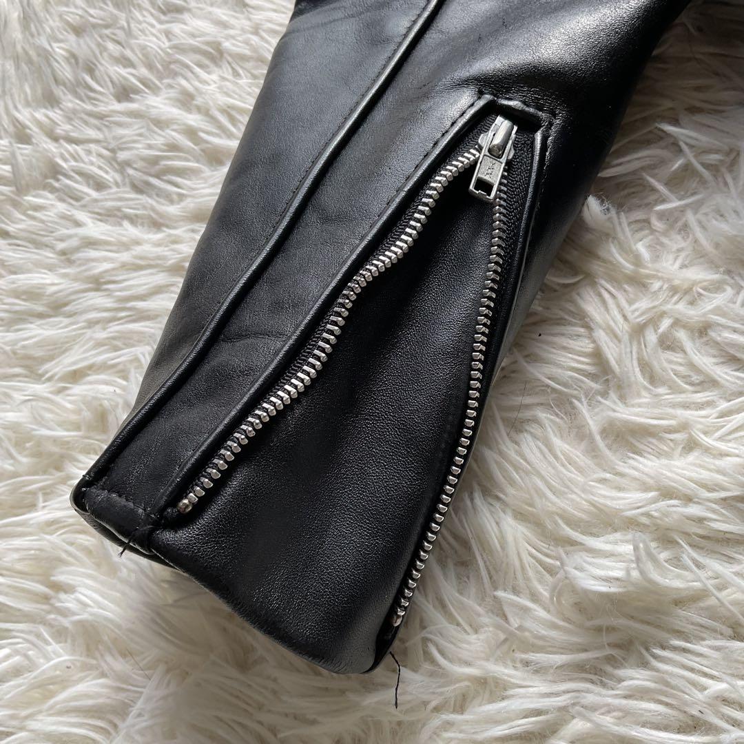 美品✨schott 641 レザージャケット　シングルライダース　本革　40 黒