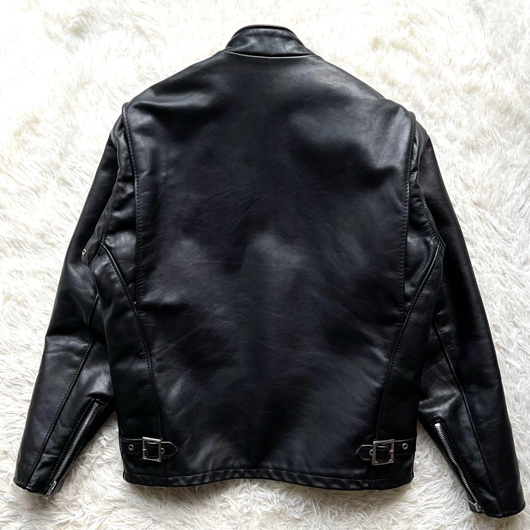 美品✨schott 641 レザージャケット　シングルライダース　本革　40 黒