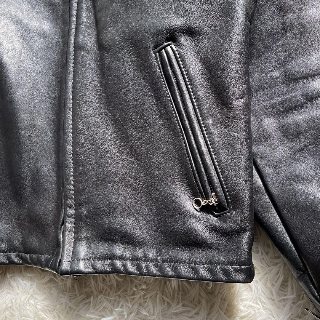 美品✨schott 641 レザージャケット　シングルライダース　本革　40 黒