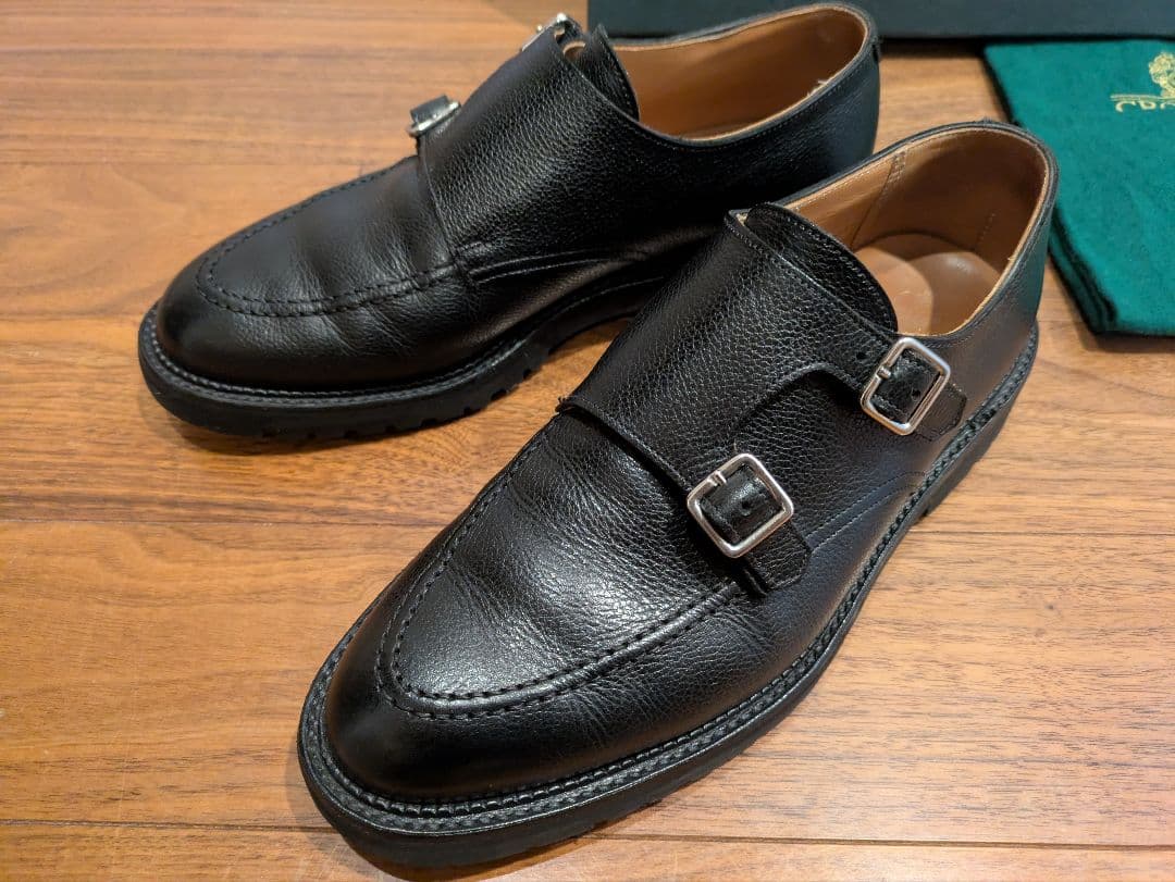 whitby crockett＆jones モンク グレイン 7E クロケット