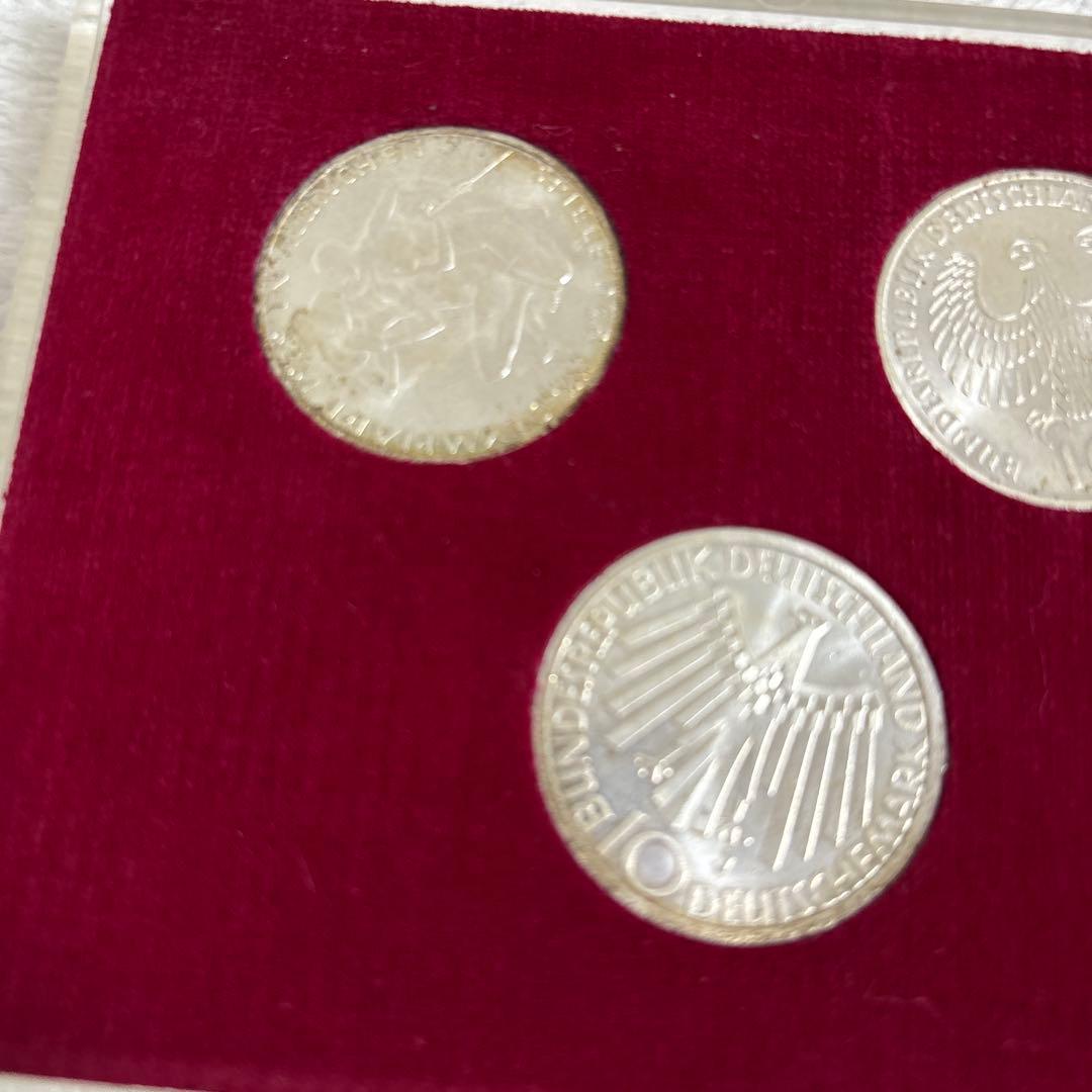 ミュンヘンオリンピック記念銀貨 10マルク 5点セット
