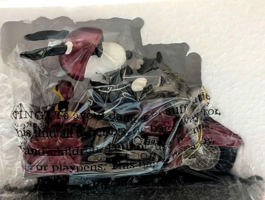 希少！SNOOPY　ジョー・クール　モーターサイクル　タグ付き未使用　レトロ