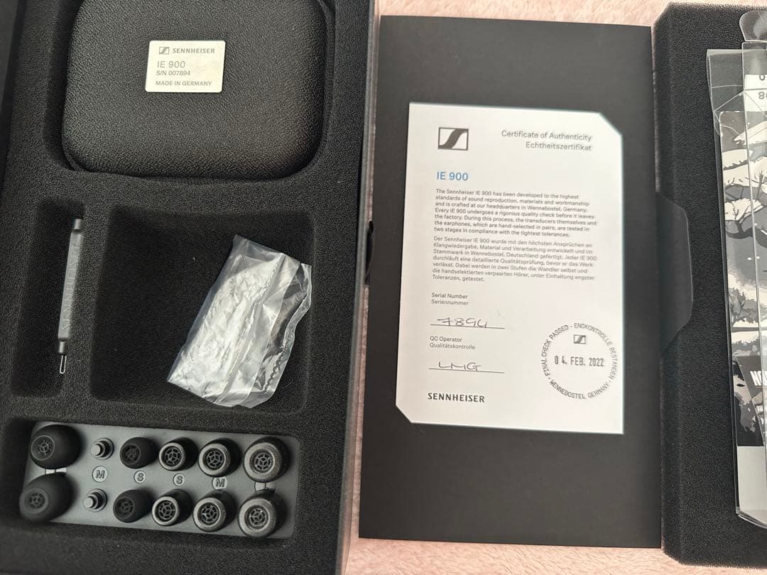 Sennheiser IE 900 中古美品（おまけmmcxケーブルつき）