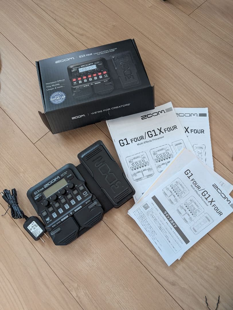 送料無料　ギターエフェクター　パワーサプライ　パッチケーブル　BOSS ZOOM