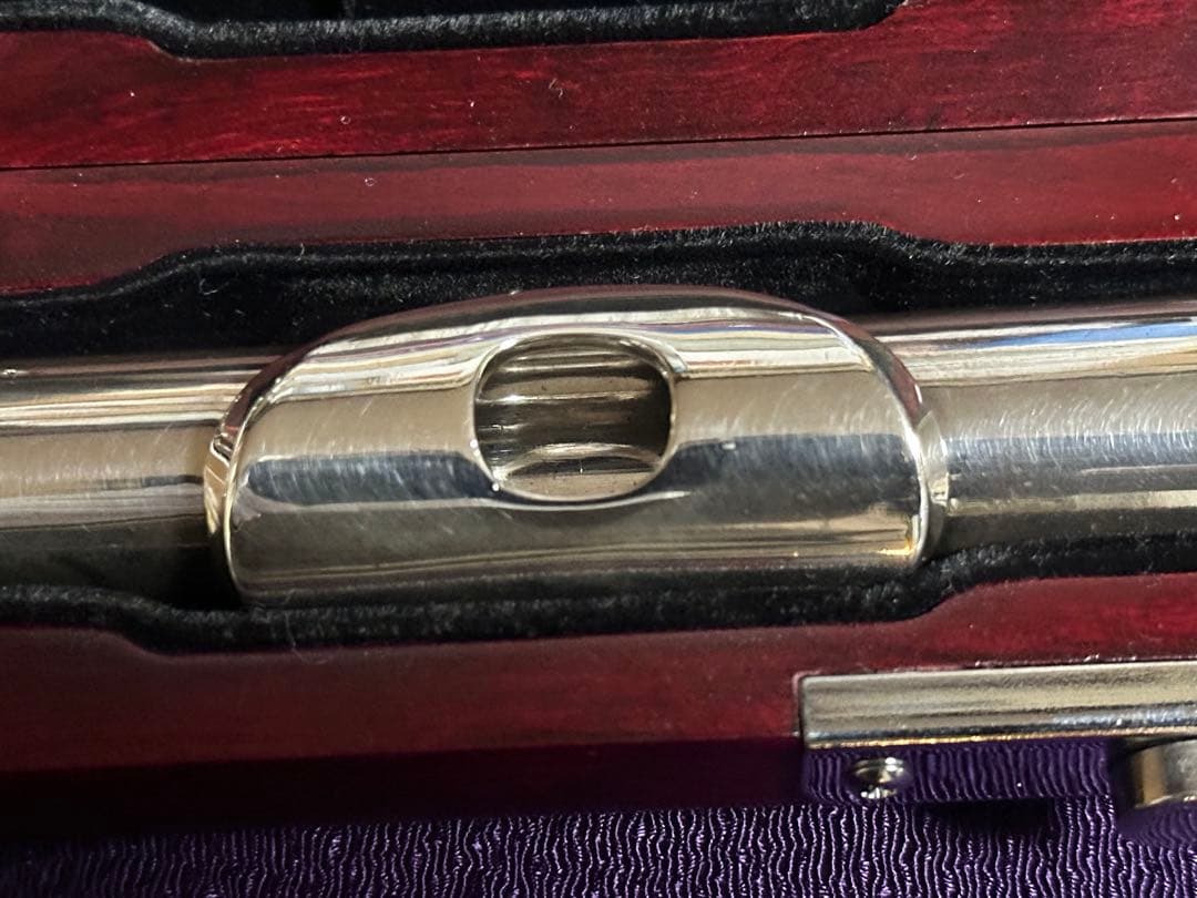 s*a様 アンティーク YAMAHA全て銀製のフルートヘッドジョイント