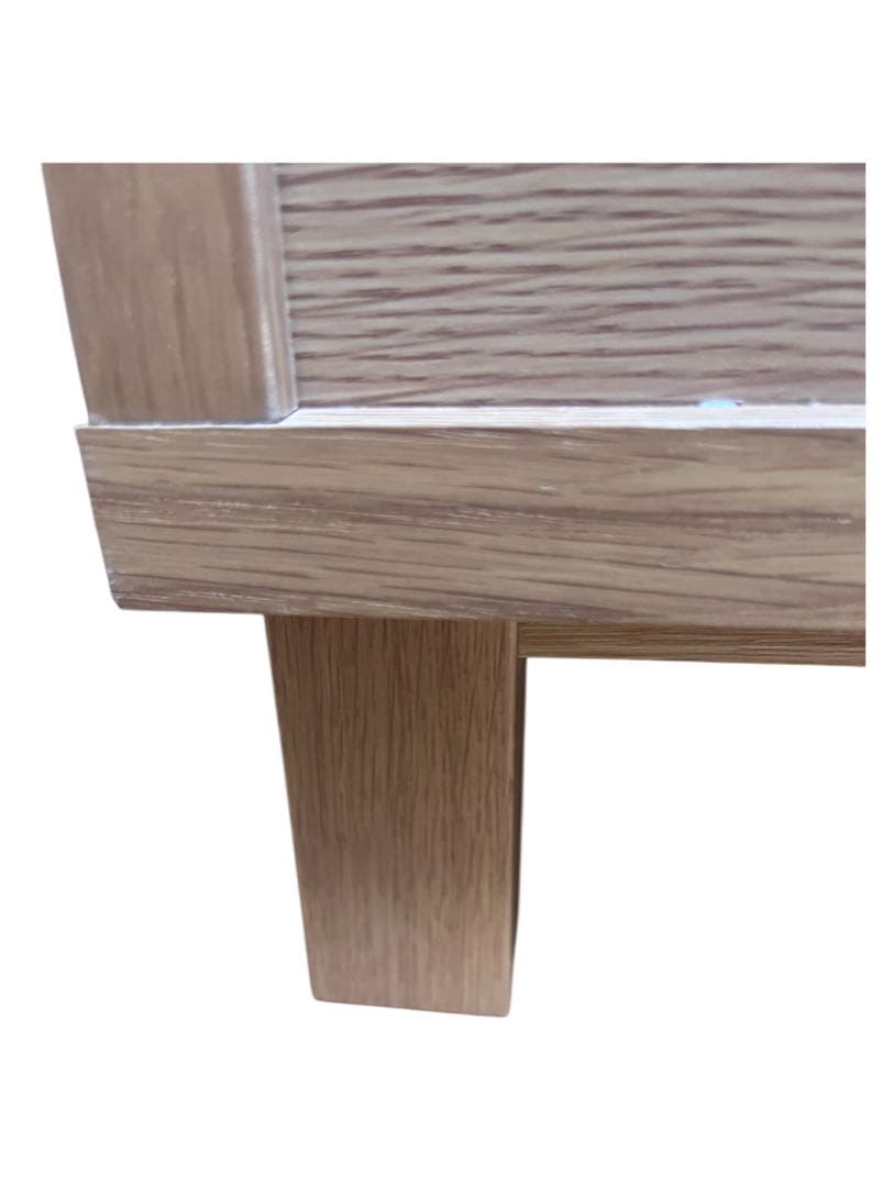 脚付廃盤希少　オーク材　無印良品　木製ＡＶラック