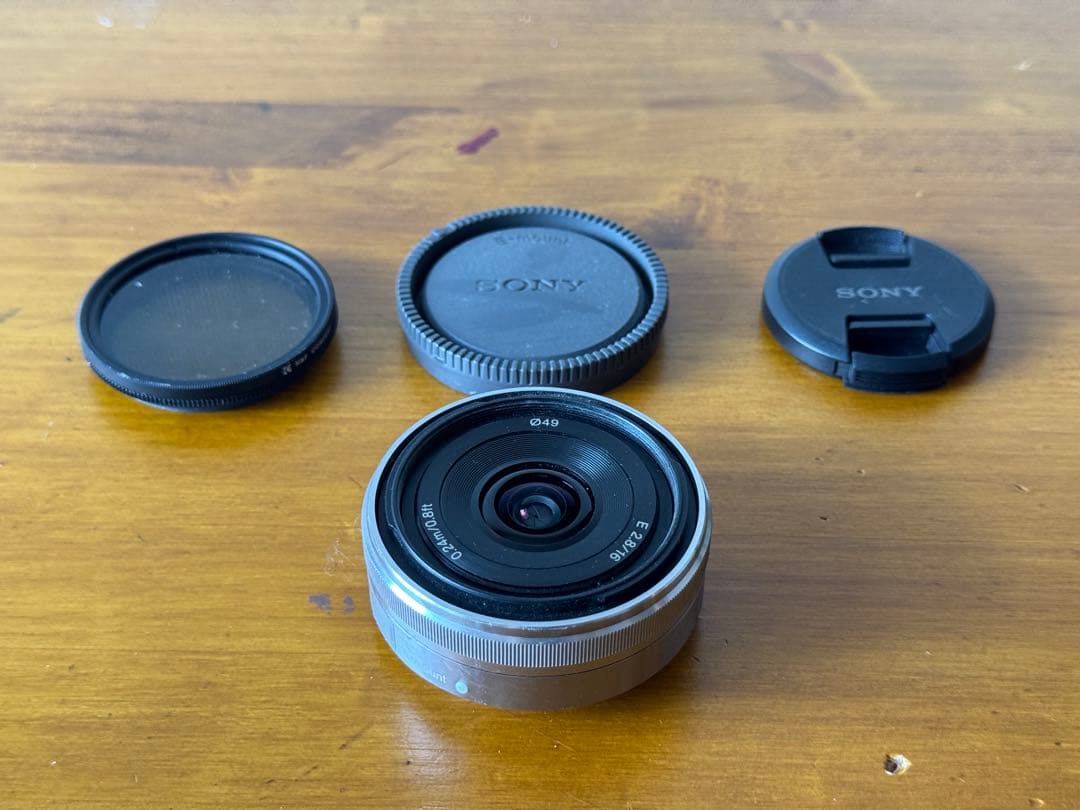 SONY E 16mm F2.8 ＋可変NDフィルター付き