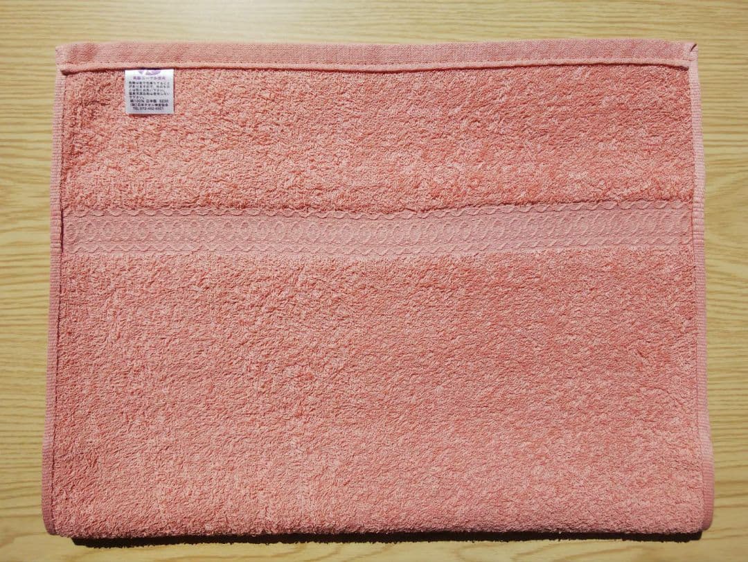 24枚組 新品泉州タオル 高級綿糸コーマコットンフェイスタオル【サーモンピンク】