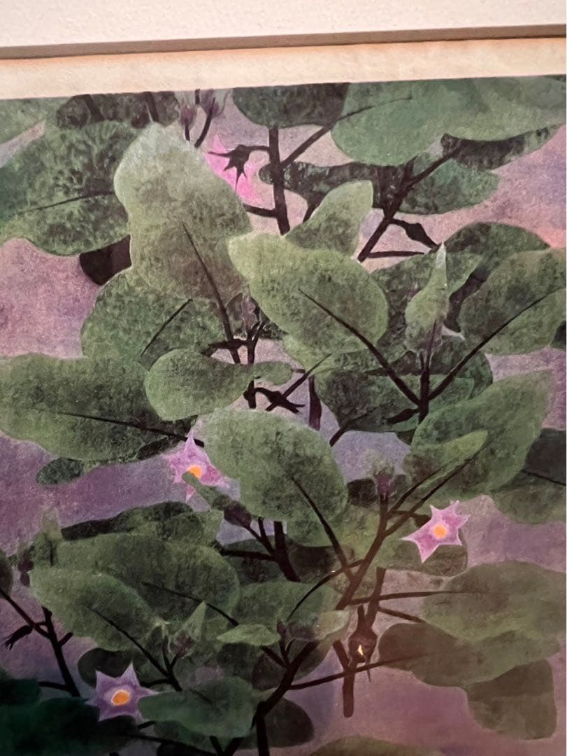 山口華楊 晨 アート 絵画 インテリア 額縁