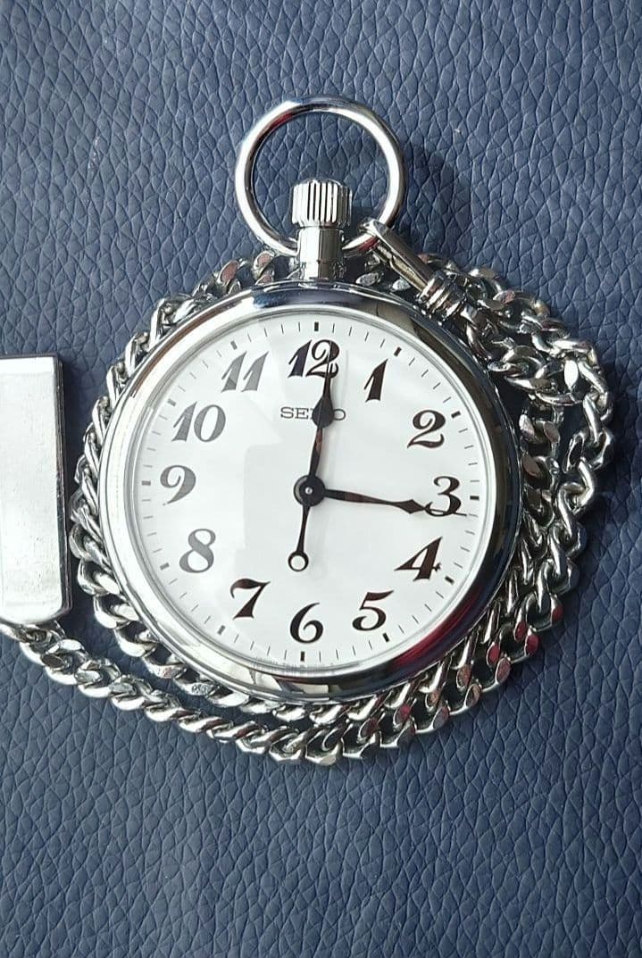 エ*ン様 【稼働中 JR東海刻印あり】SEIKO セイコー 懐中時計 鉄道時計
