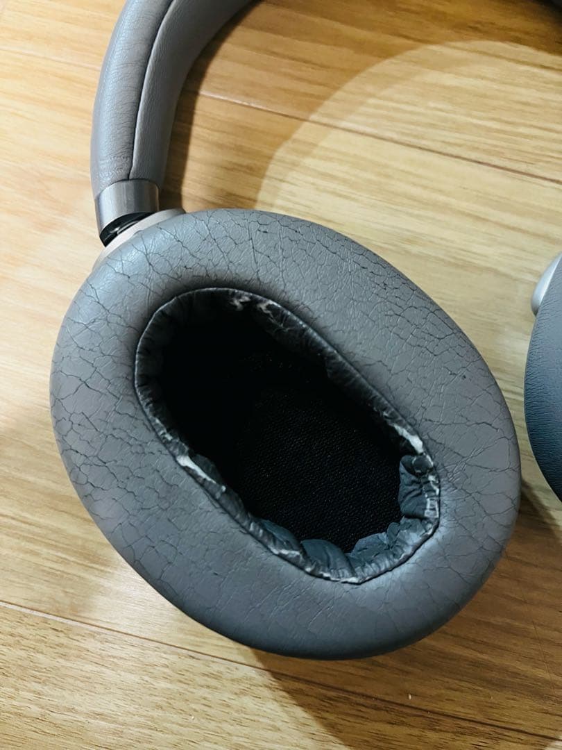 SONY MDR-1AM2 ヘッドフォン シルバー ヘッドカバーのおまけつき