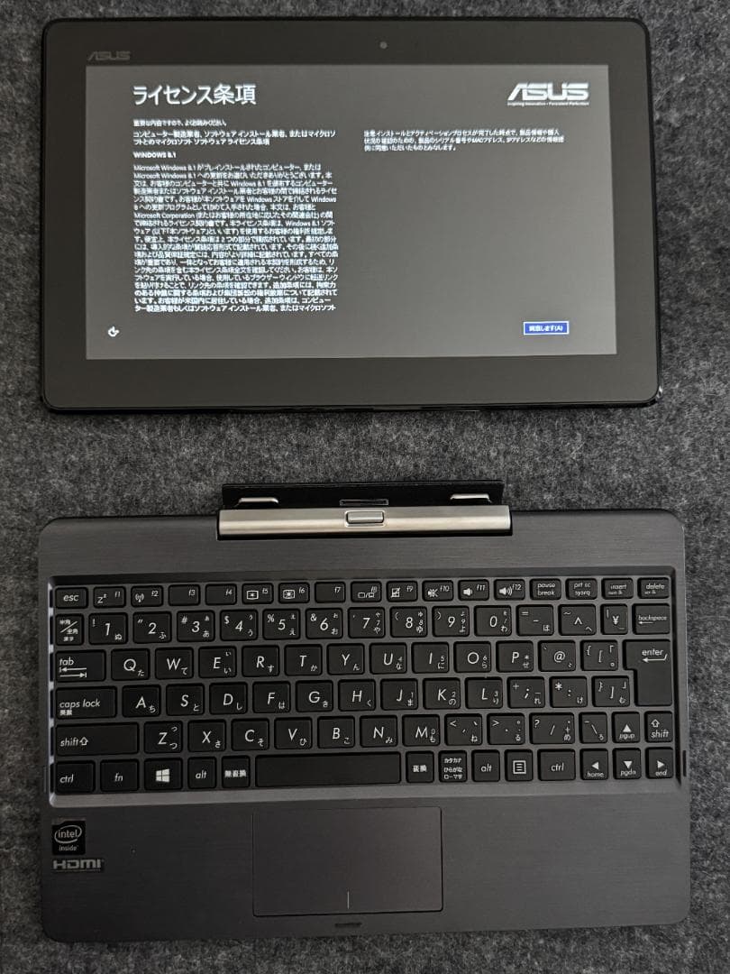 ASUST100T Office2013未使用品付き 2in1 タブレット