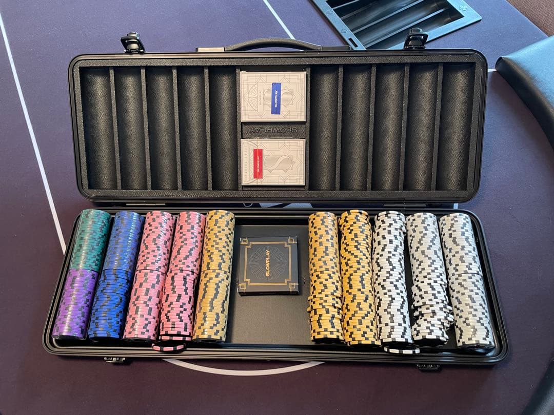 WPT ポーカーテーブル カップホルダー付き