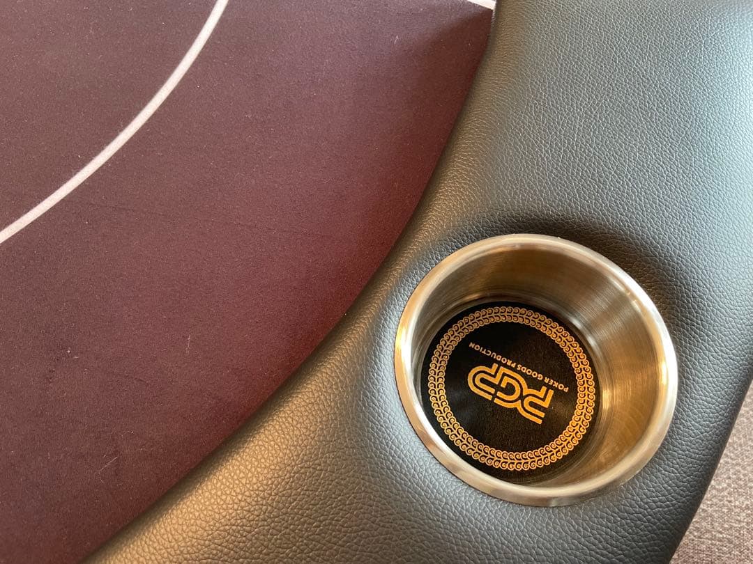 WPT ポーカーテーブル カップホルダー付き