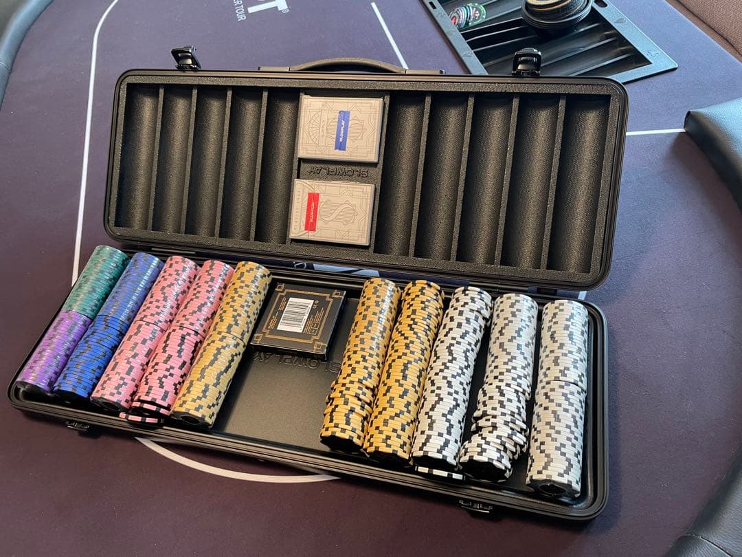 WPT ポーカーテーブル カップホルダー付き