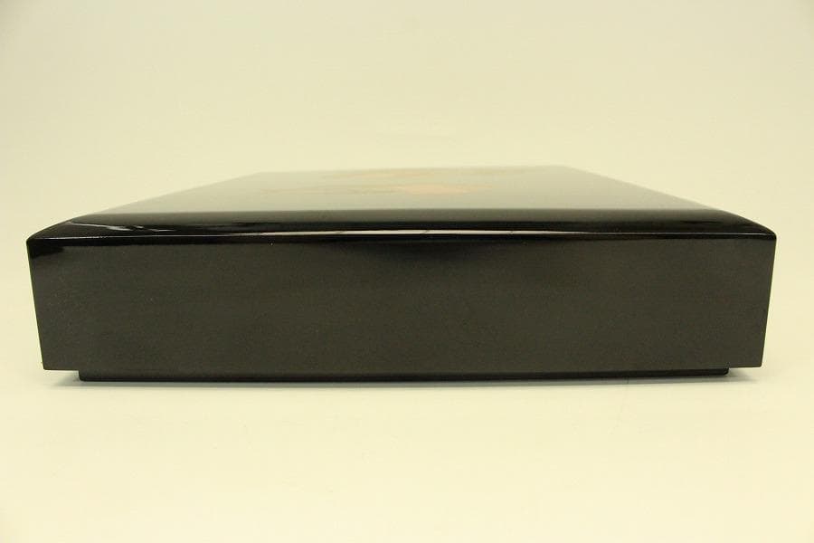 和本蒔絵 四方 蓋物 文庫 未使用(A878)