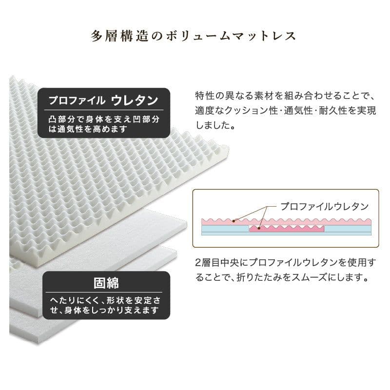 美品アテックス 収納式折りたたみベッド AX-BG570Sシングルリクライニング