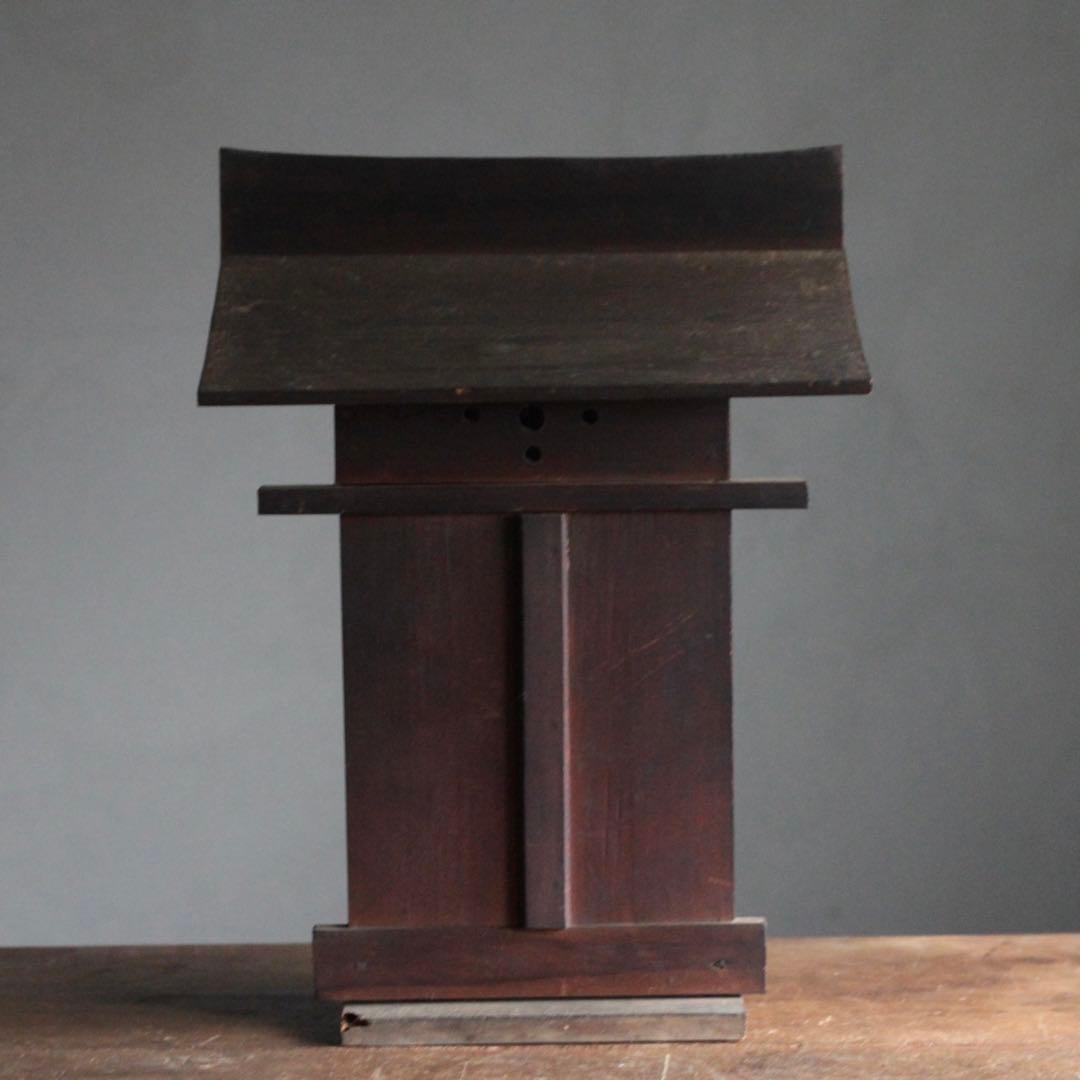 古い 木製 厨子 No.5 金弊 古美術 古道具 アンティーク