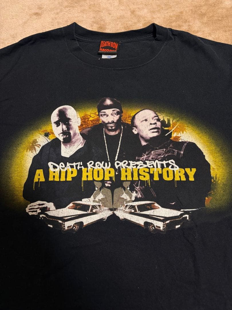 DEATH ROW RECORDS A HIP HOP HISTORY Tシャツ