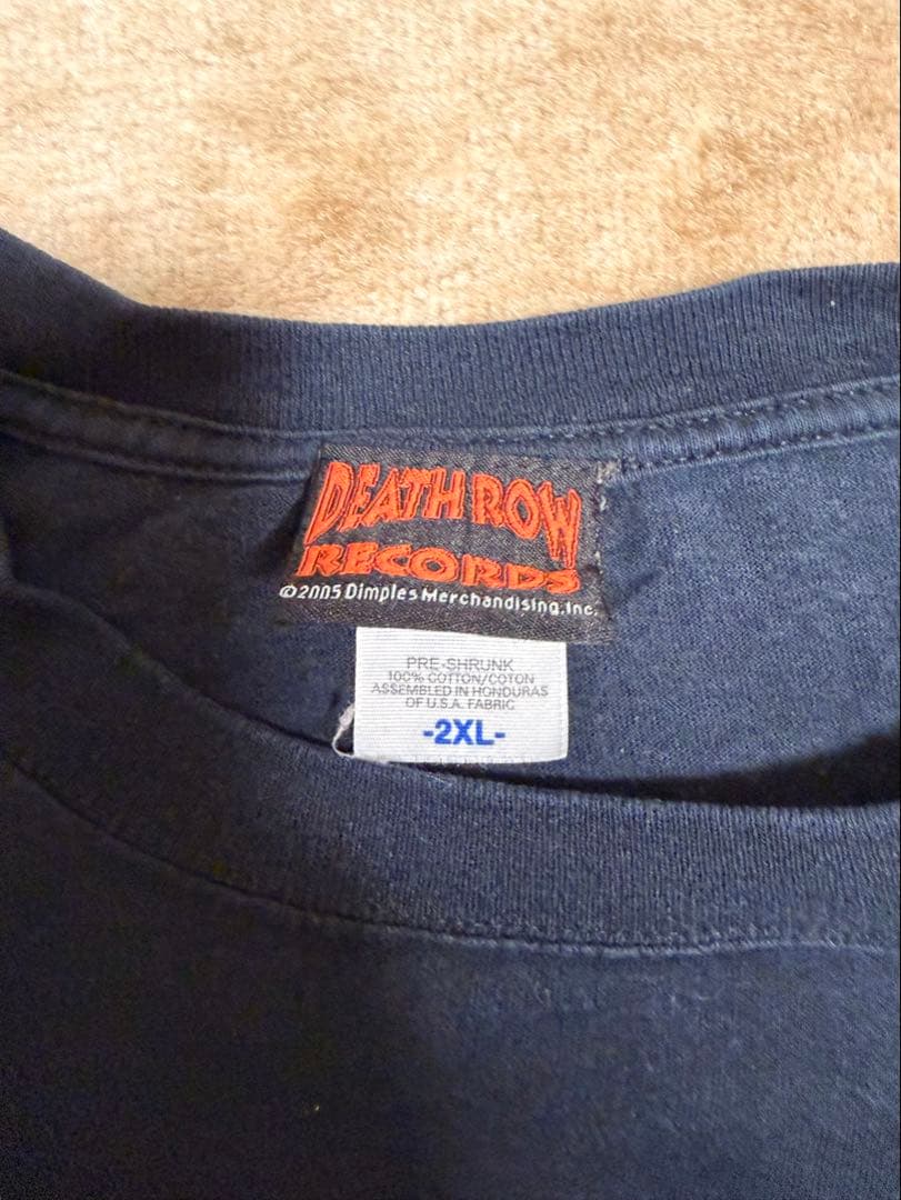 DEATH ROW RECORDS A HIP HOP HISTORY Tシャツ