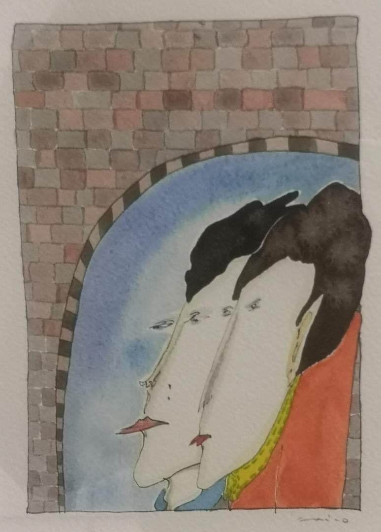 美術館収蔵にお勧め!テンペラ技法の第一人者　安達博文名誉教授の水彩「日記’９８」