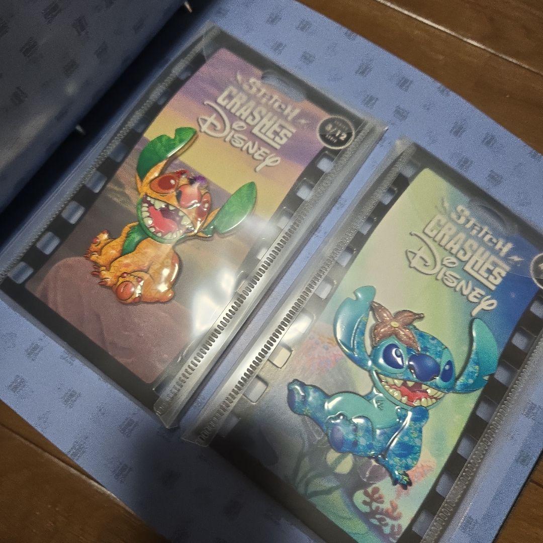 スティッチ　クラッシュコレクション　ディズニーストア　フルコンプ　ピンバッジ