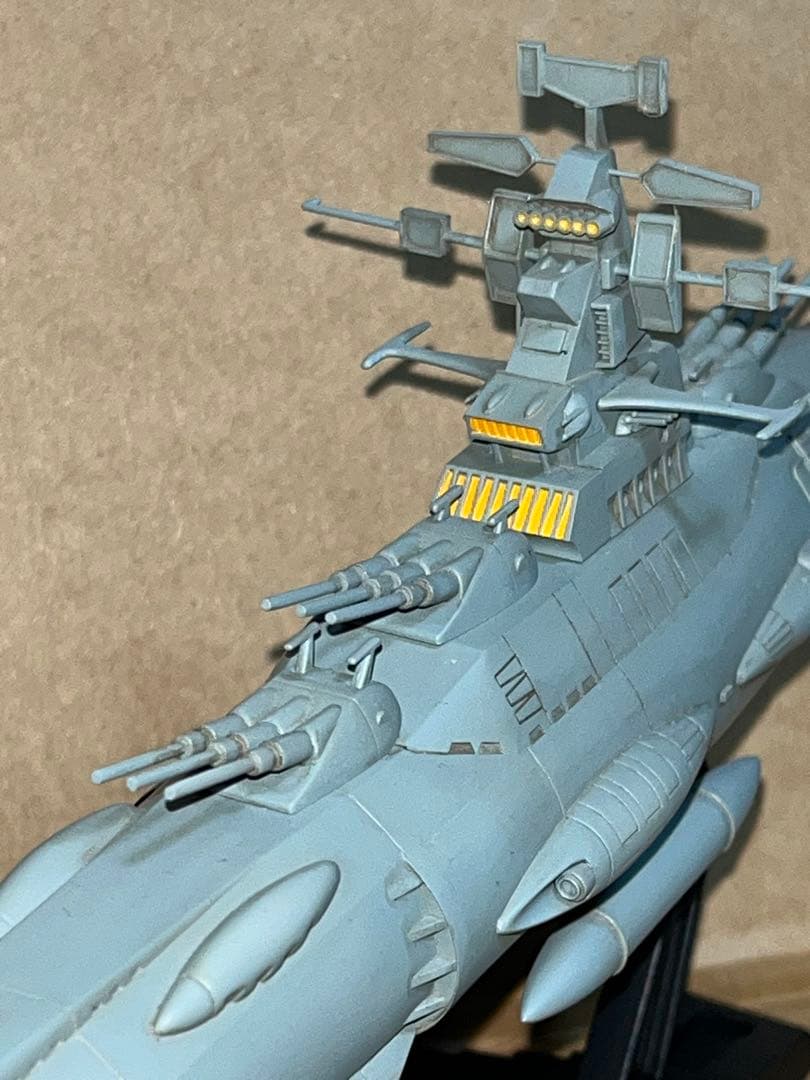宇宙戦艦ヤマト　主力戦艦　プラモデル塗装済み完成品