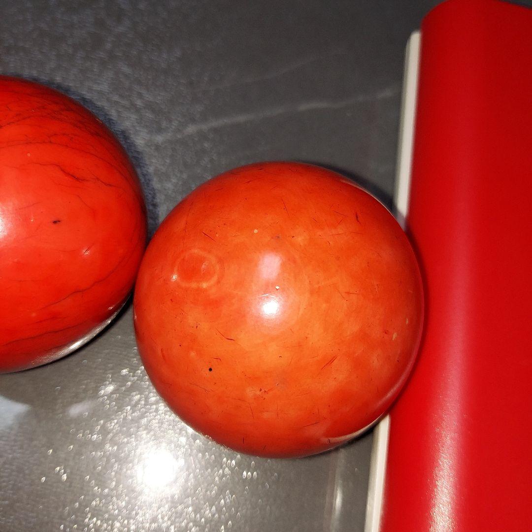 緒締玉 骨董品 天然素材 牙 鯨歯 約6.2cm