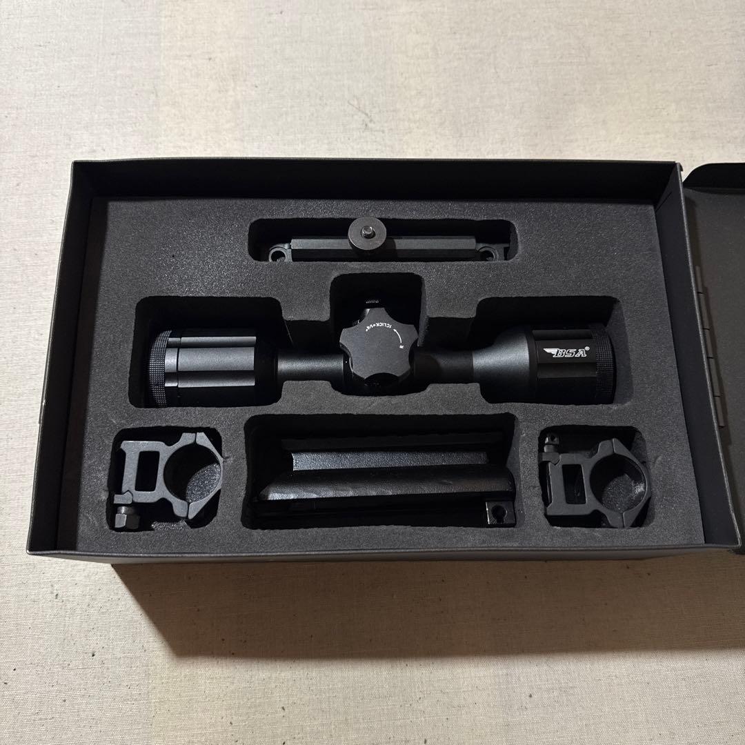 新品未使用 BSA製 タクティカル スコープ STS 4x32LE 金属箱付き