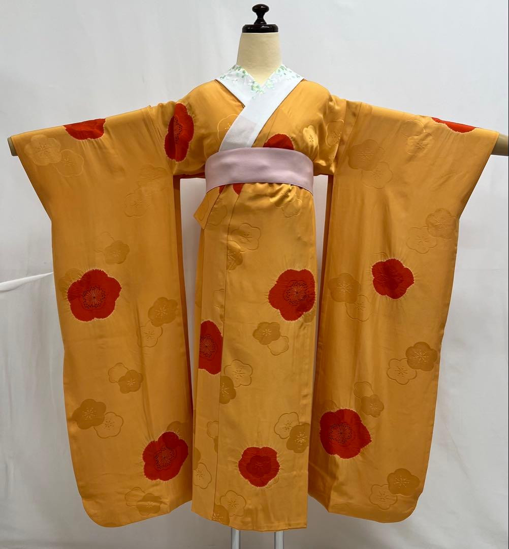 振り袖　フルセット　長襦袢付　成人式　振袖　金彩加工　セット　刺繍入り　573