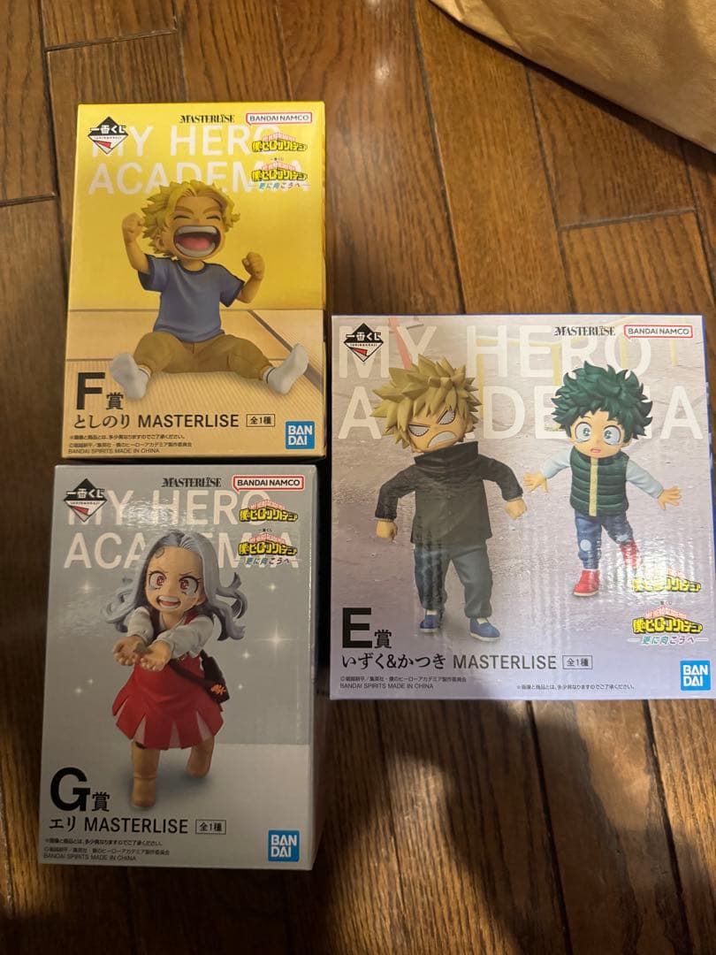 一番くじ 僕のヒーローアカデミア いずく＆かつき　エリ　としのり