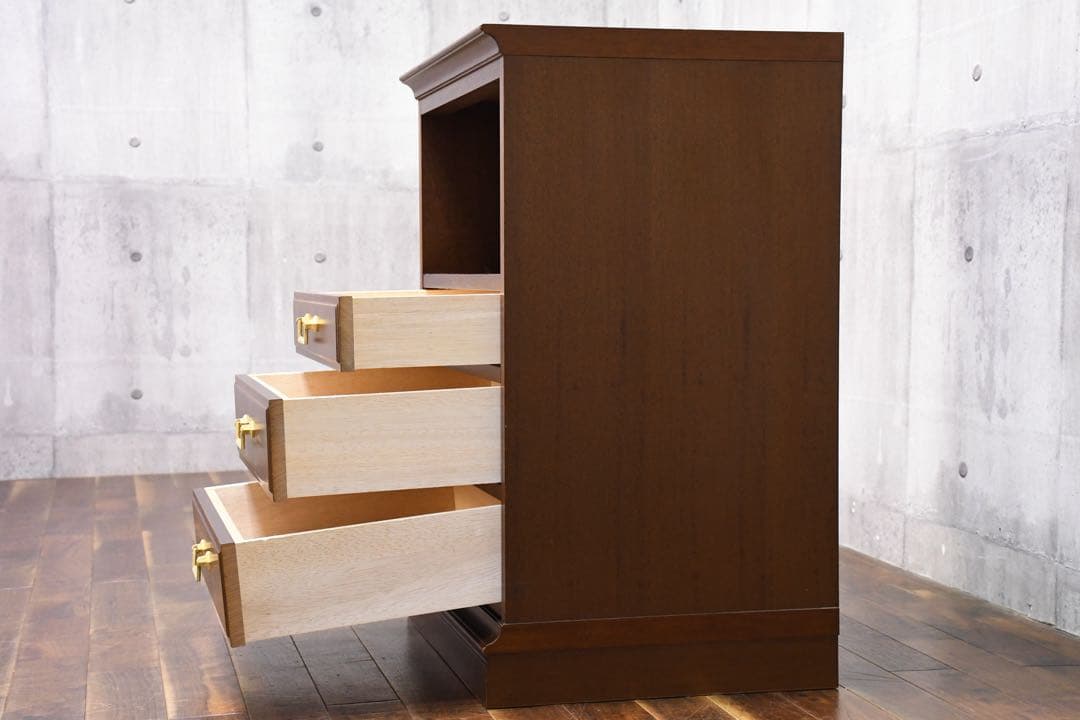 EFK44 マルニ木工 地中海シリーズ 5406 サイドチェスト 電話台 FAX