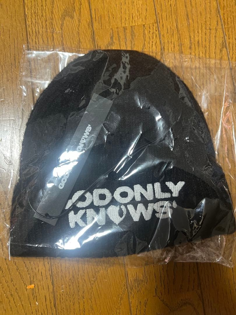 GOD ONLY KNOWS 岩田剛典　ニット帽　黒　ビーニー　ブラック