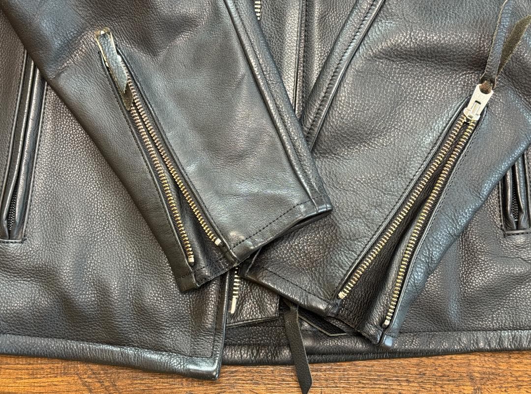 KADOYA シングルライダースジャケット 黒　ストリームライナー（現行モデル）