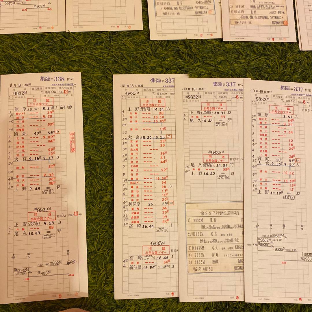 鉄道　スタフ　籠原区　集臨　15行路