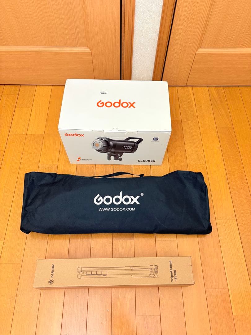 LEDライト GODOX SL60II Bi スタンド&ソフトボックス付