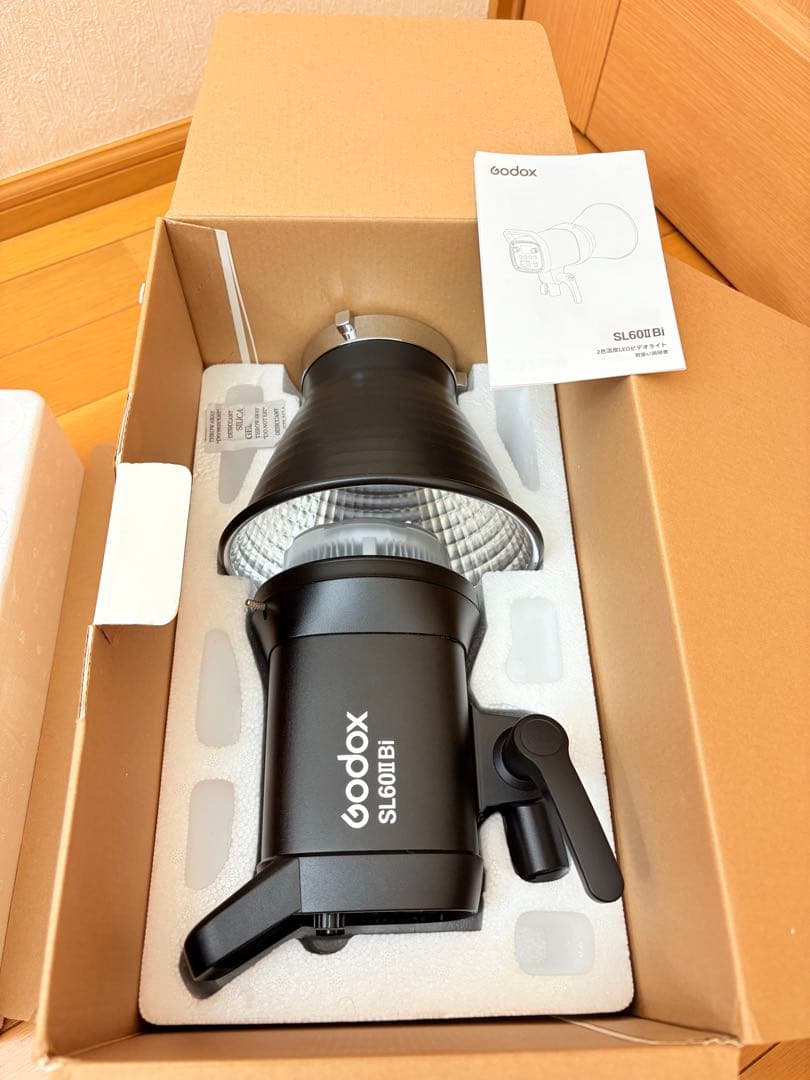 LEDライト GODOX SL60II Bi スタンド&ソフトボックス付