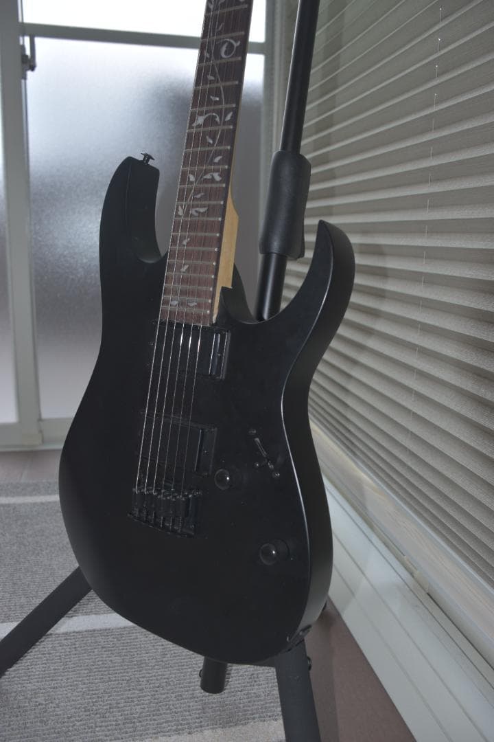 Ibanez GIO mod エレキギターブラック フラット　一部変更