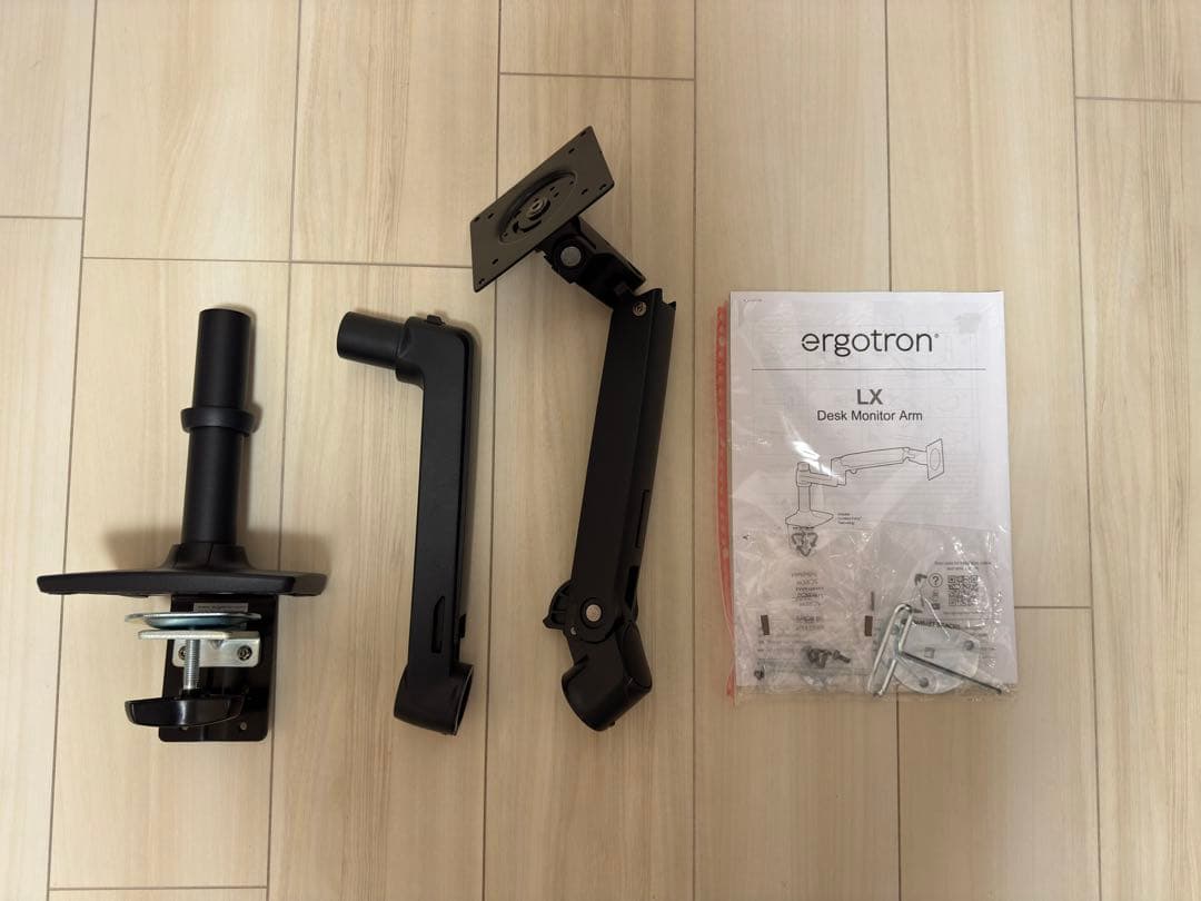 ergotron LX デスクモニターアーム ブラック