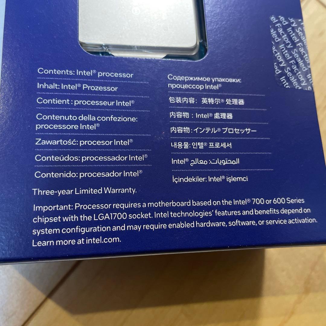 【新品未開封】intel Core i9 13900KF BOX срu