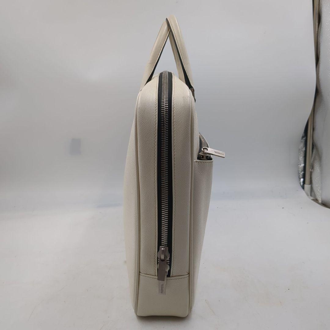 大人気✨️　ダブルハンドル ブリーフケース A4 白　アイボリー　ビジネス