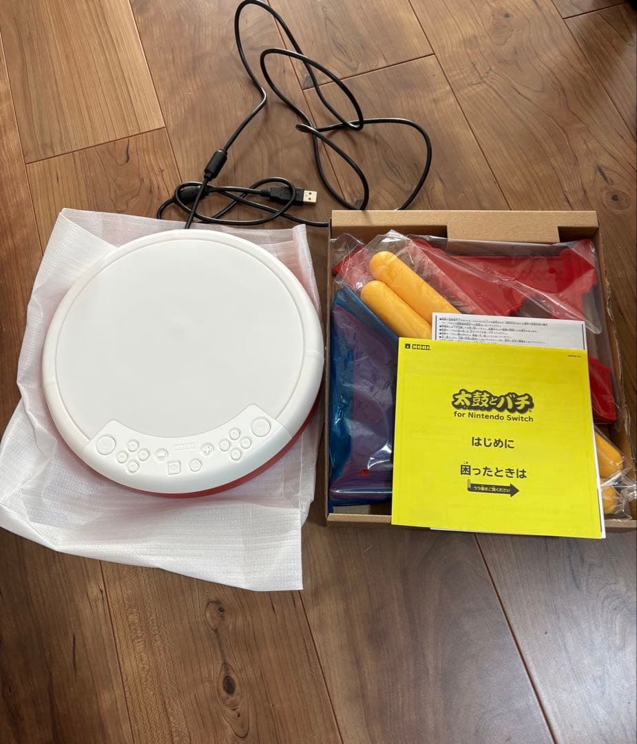 Switch 太鼓の達人 ドンダフルフェスティバル 専用コントローラー太鼓とバチ