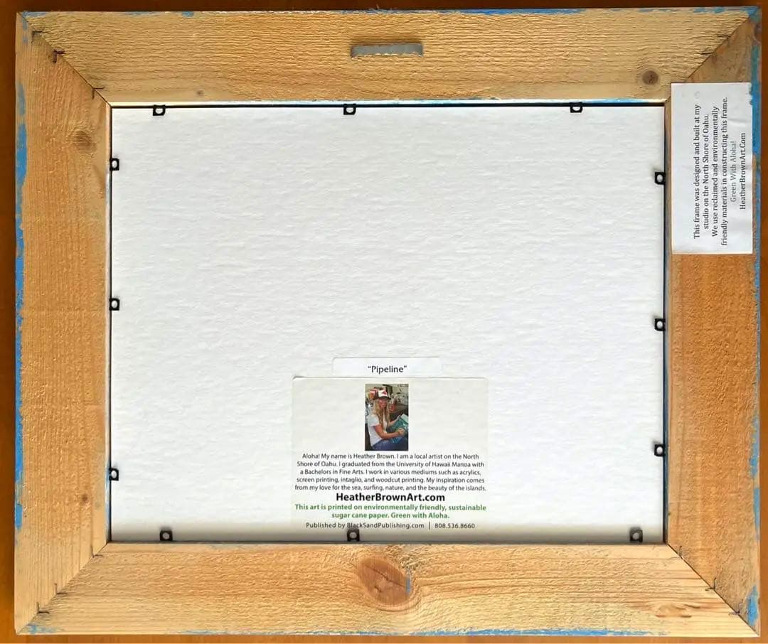【極美品②】ヘザーブラウン Heather Brown 正規フレーム 絵 ハワイ