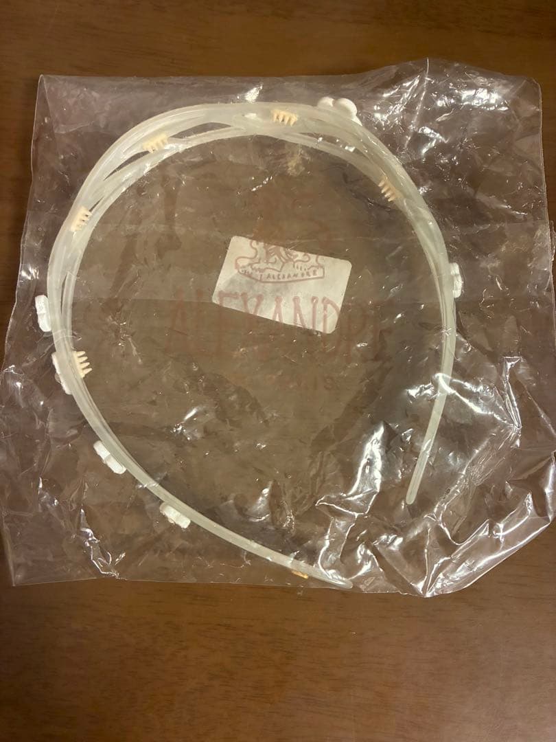 アレクサンドルドゥパリ　ホワイトフラワーヘアカチューシャ　新品