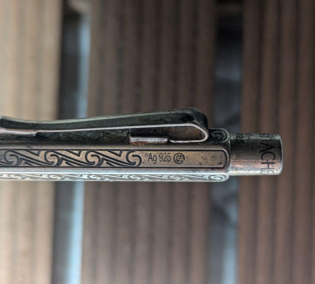 カランダッシュ　アンモナイト　ボールペン　スターリングシルバー　925