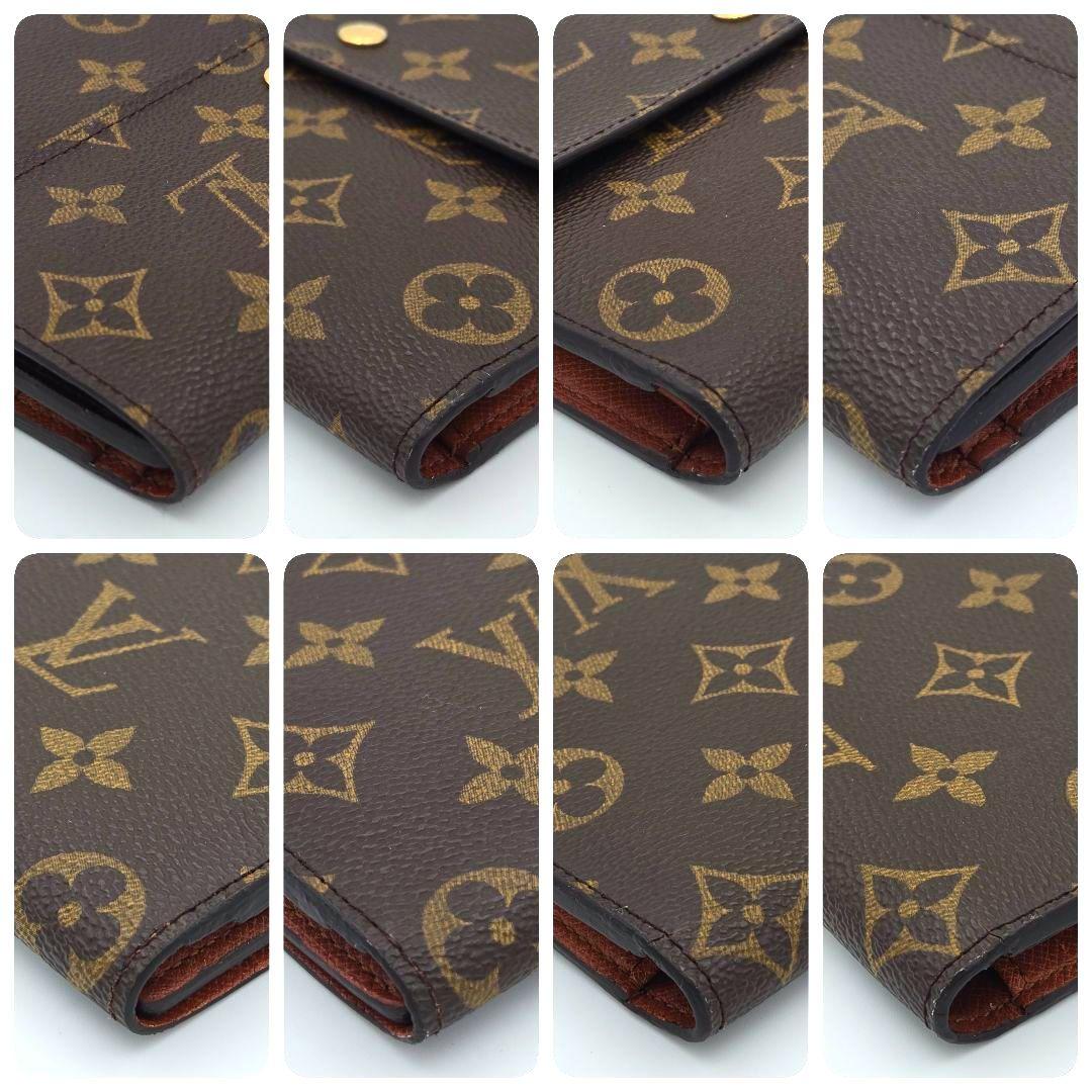 ルイヴィトン モノグラム ポシェット パスポール パスポートケース 三つ折り財布