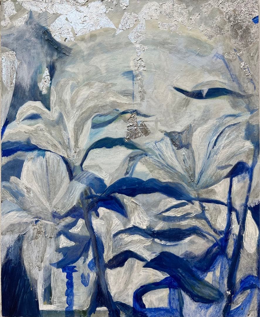 【F15号】good blue(FRANCOIS) oil painting